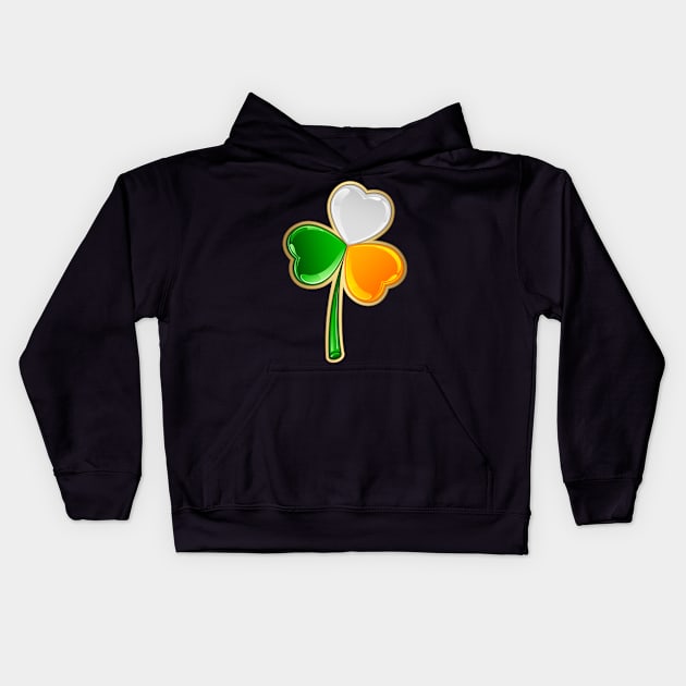 Saint Paddy's St Patricks Day Kids Hoodie by Pannolinno